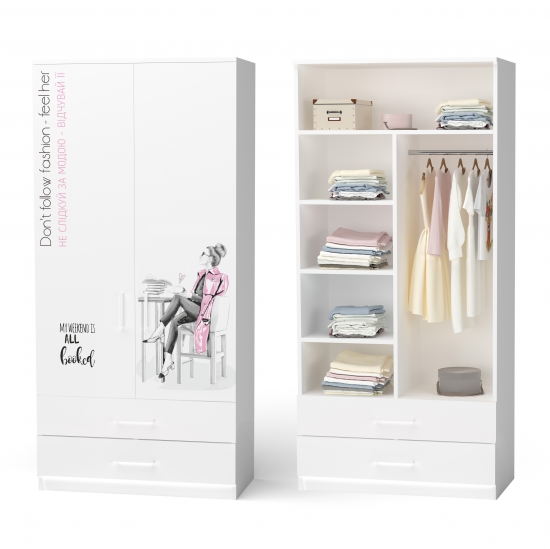 Шафа Fashion комбіновна з шухлядами ( 3)