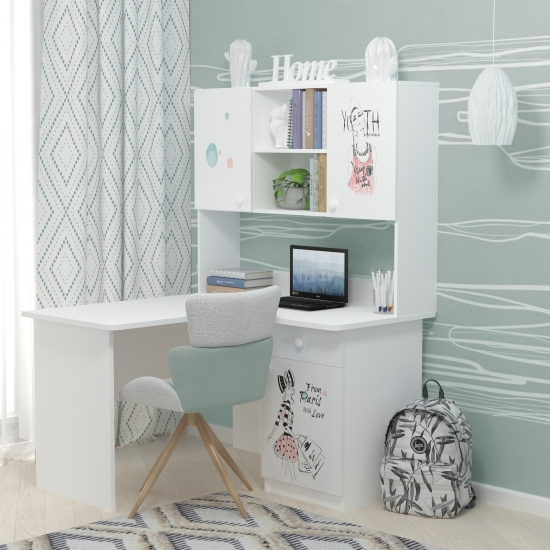 Стіл кутовий Лайт Гламур 2