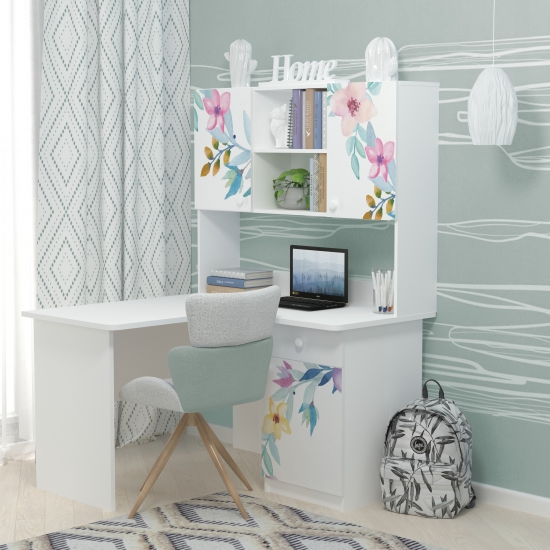 Стіл кутовий Лайт Квіти