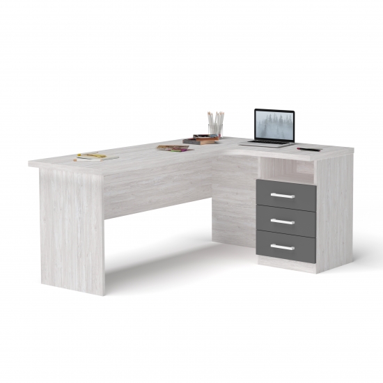 Стіл кутовий Аляска + Графіт