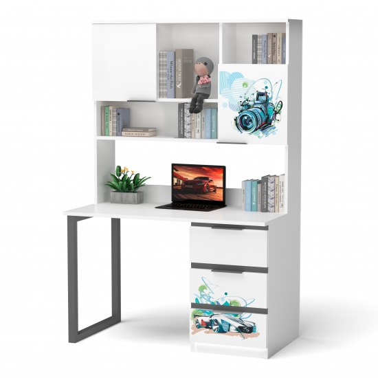 Стіл Dream з надбудовою Сірий 4