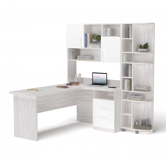 Стіл кутовий з надбудовою та еркером Аляска Фото №5