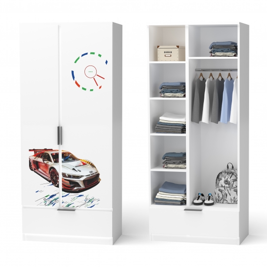 Шафа Auto АУДІ білий (1) 