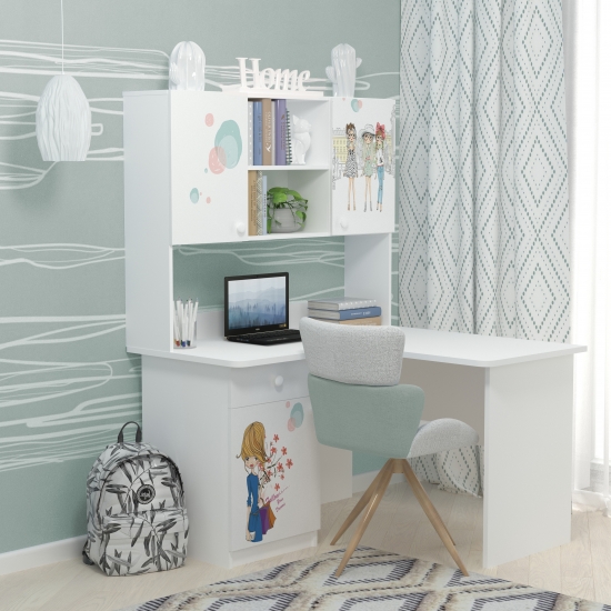 Стіл кутовий Лайт Гламур 1 Фото №2