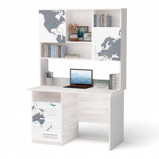 Стіл Teenstyle з надбудовою + Аляска