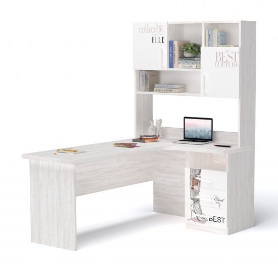 Стіл кутовий з надбудовою 