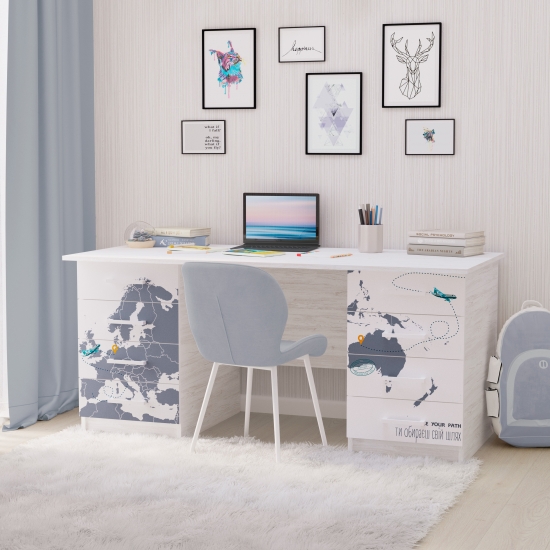 Стіл з двома тумбами 