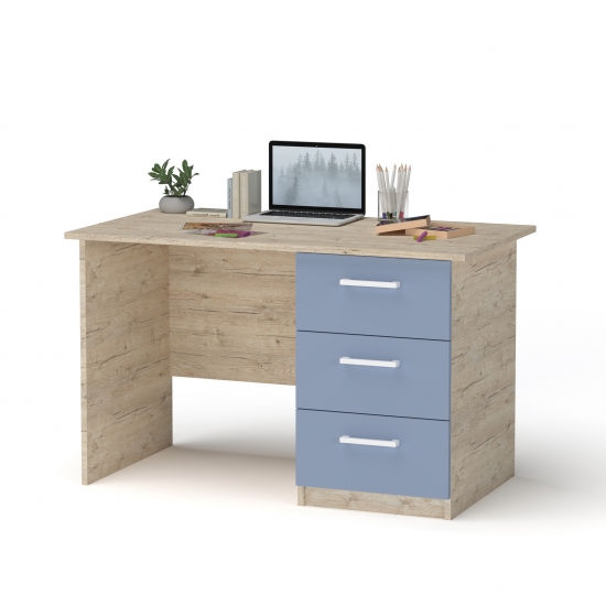 Стіл Дуб Шервуд /блакитний 1