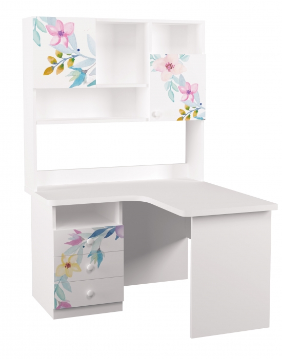 Стіл кутовий з надбудовою 