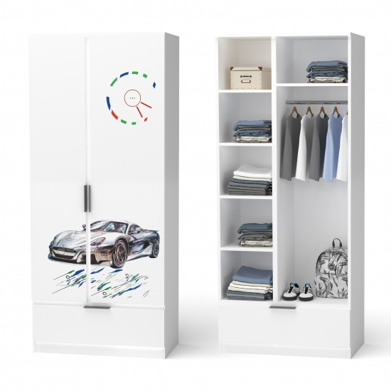 Шафа Auto АУДІ білий (3)