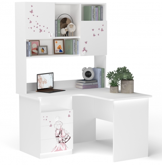 Стіл кутовий з надбудовою «Париж» 4