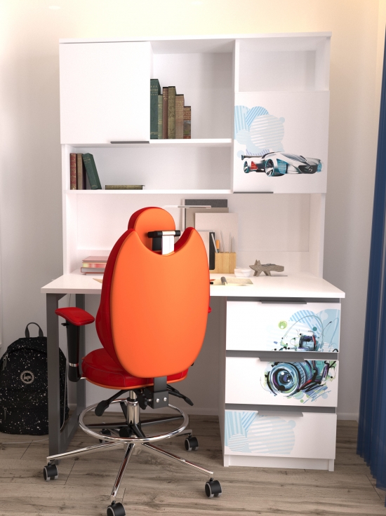 Стіл Dream з надбудовою Сірий 2 Фото №2