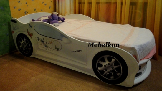 Ліжко-машина для дівчинки Фото №3