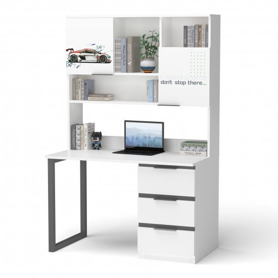 Стіл Auto Ауді з надбудовою Сірий 1