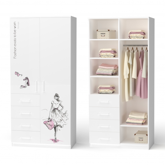 Шафа Fashion 4 шухлядами (3)