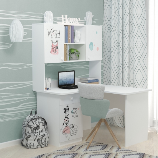 Стіл кутовий Лайт Гламур 2 Фото №2