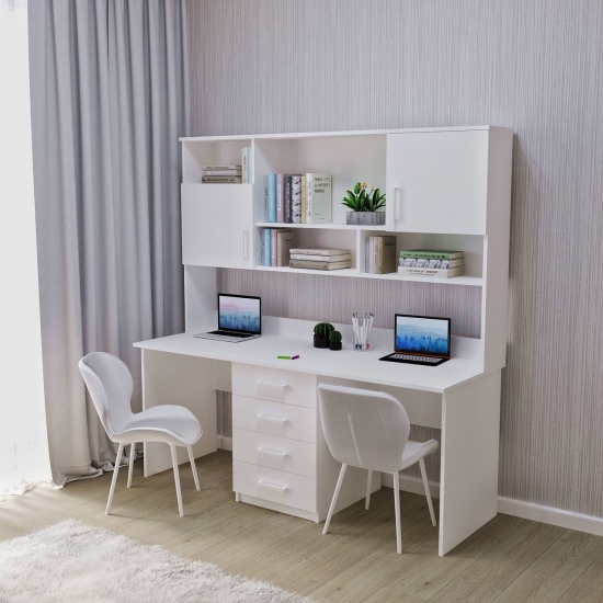  Стіл для двох дітей білий