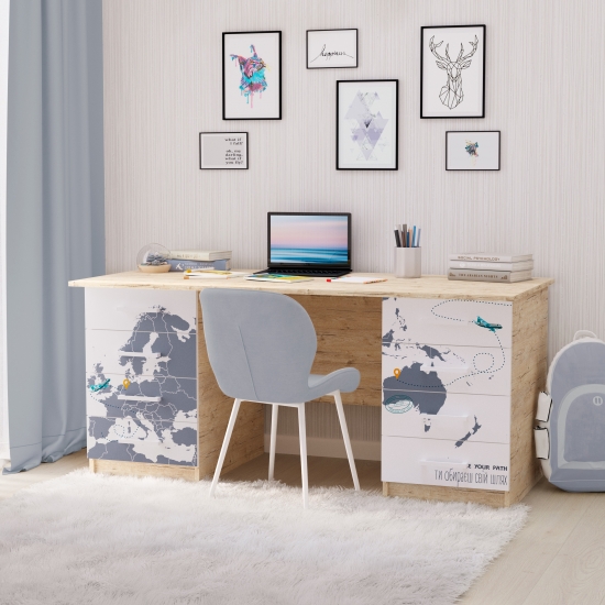 Стіл з двома тумбами 