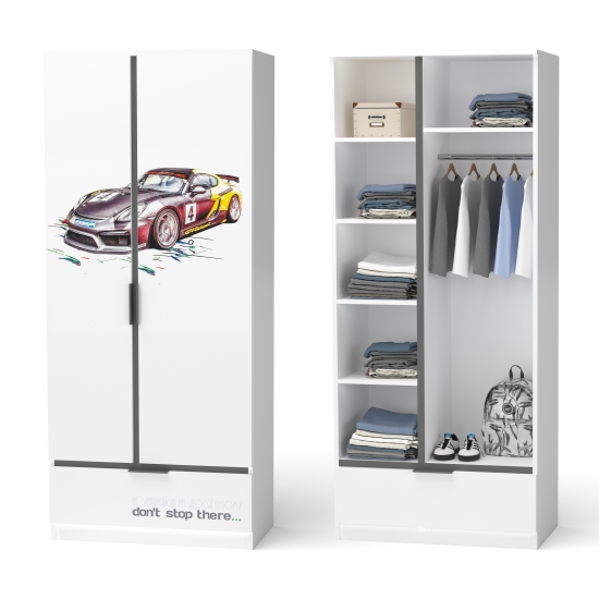 Шафа Auto АУДІ сірий (2)