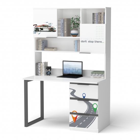 Стіл Auto Ауді з надбудовою Сірий 3