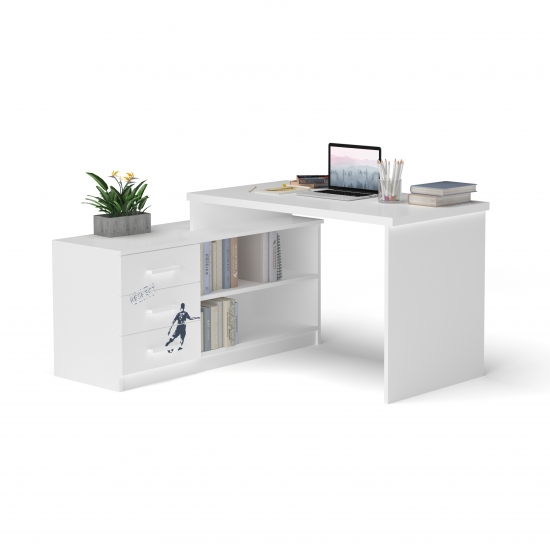 Стіл кутовий з тумбою 