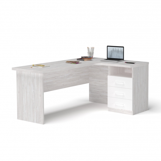 Стіл кутовий Аляска + Білий